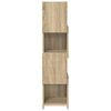 vidaXL Eckschrank Sonoma-Eiche 25,5x25x102cm Holzwerkstoff
