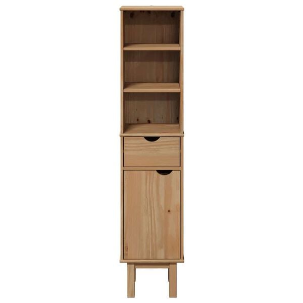 vidaXL Badschrank OTTA 35x30x159 cm Massivholz Kiefer