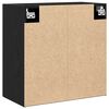 vidaXL Wandschrank Schwarz Eichen-Optik 60 x 30 x 60 cm Holzwerkstoff