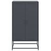 vidaXL Highboard Anthrazit 68,5x38,5x123,5 cm Stahl