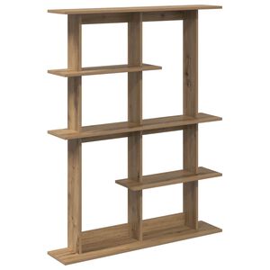 vidaXL Wandregal Artisan-Eiche 102 x 20 x 130 cm Holzwerkstoff