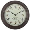 Esschert Design Uhr mit Vogelgezwitscher