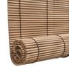 vidaXL Bambusrollos 2 Stk. 150x220 cm Braun