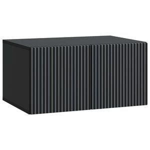 vidaXL Wandmontierter TV-Schrank 59,5 x 41 x 30 cm Schwarz