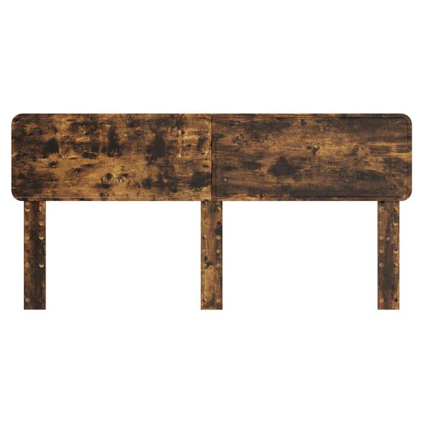 vidaXL Kopfteil Ger&auml;ucherte Eiche 200 cm Holzwerkstoff