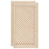 vidaXL Schrankt&uuml;ren 2 Stk. Gitterdesign 49,5x99 cm Massivholz Kiefer