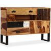 vidaXL Sideboard Massivholz Akazie 115x30x80 cm
