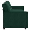 vidaXL 3-Sitzer-Sofa Dunkelgr&uuml;n 220x78x84 cm Samt