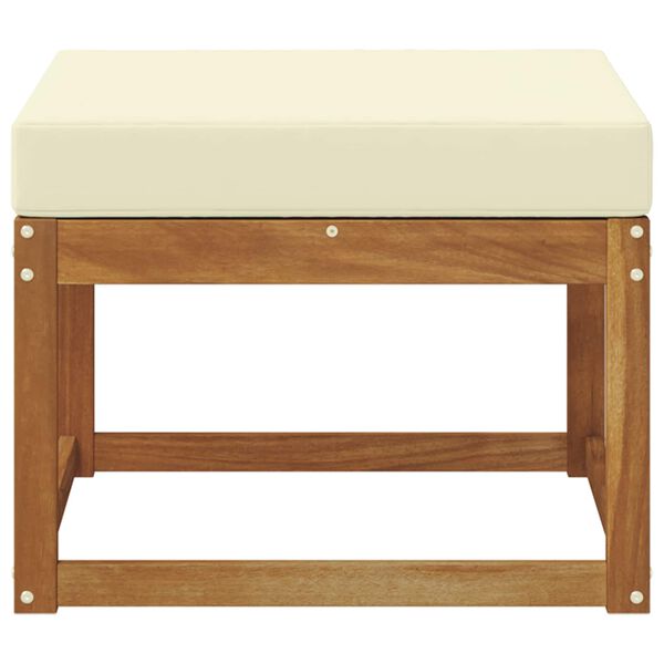 vidaXL Outdoor-Fu&szlig;hocker Massivholz Akazie Natur