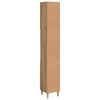 vidaXL Badschrank Artisan-Eiche 30x30x190 cm Holzwerkstoff