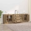 vidaXL Sideboards 3 pcs Artisan-Eiche 70 x 35,5 x 67,5 cm