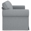 vidaXL Sofa Hellgrau Gesamtabmessungen: 215 x 82 x 80 cm (B x T x H)