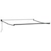 vidaXL Einziehbare Markise Wei&szlig; 350 x 250 cm Polyester und Aluminium