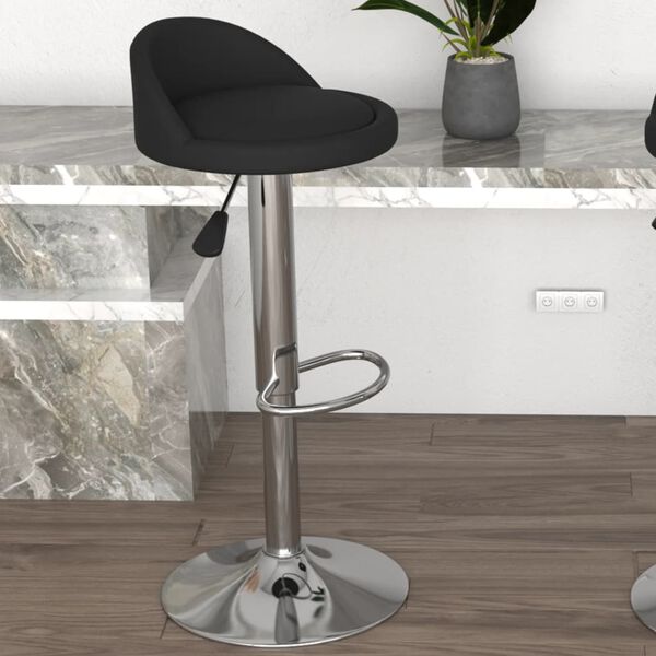 vidaXL Barhocker Schwarz Kunstleder