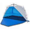 vidaXL Strandzelt 3 Personen Azurblau Quick Release Wasserdicht