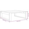 vidaXL Couchtisch Braun Eichen-Optik 100x100x35 cm Holzwerkstoff