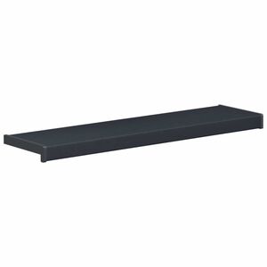 vidaXL Fensterbank Anthrazit mit Holzmaserung 100 x 20 x 4,5 cm PVC