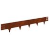 vidaXL Raseneinfassung 20 pcs 100 x 15 cm Stahl Rostig