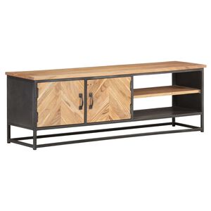 vidaXL TV-Schrank 120x30x40 cm Massivholz Akazie