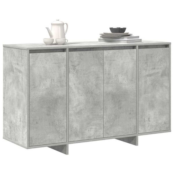 vidaXL Sideboard Betongrau 120 x 41 x 75 cm Holzwerkstoff