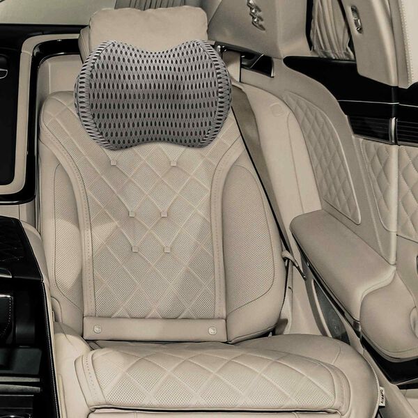 vidaXL Nackenkissen Grau Viscoschaum 31 x 22 x 13 cm