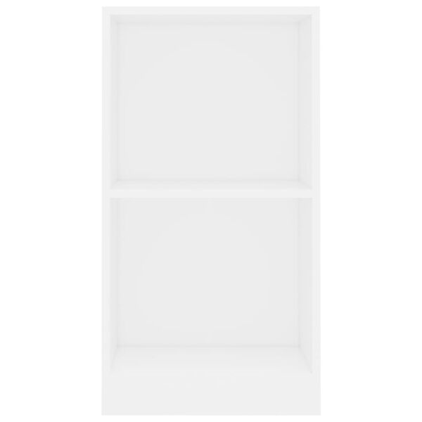 vidaXL Bücherregal Weiß 40x24x75 cm Holzwerkstoff