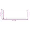 vidaXL Seitenmarkise Ausziehbar 220x600 cm Rot