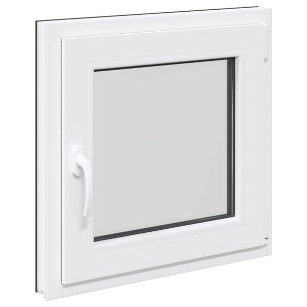 Kellerfenster RISOR Anthrazit 50 x 50 cm PVC und Glas