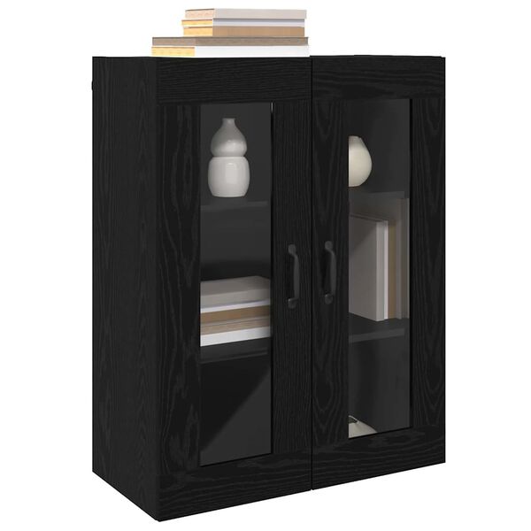 vidaXL H&auml;ngeschrank Schwarz 69.5 x 34 x 90 cm Holzwerkstoff