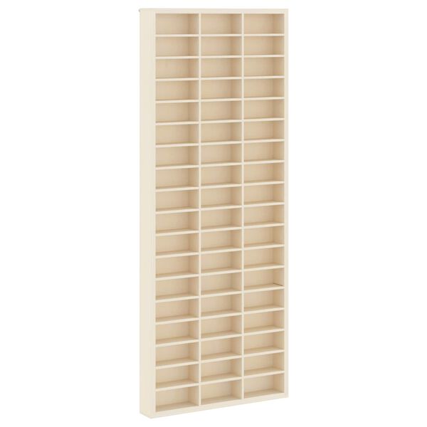 vidaXL Wanddisplay-Case mit Regal Beige 30 x 4,5 x 75 cm Holzwerkstoff