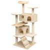 vidaXL Katzen-Kratzbaum Sisal 125 cm Beige