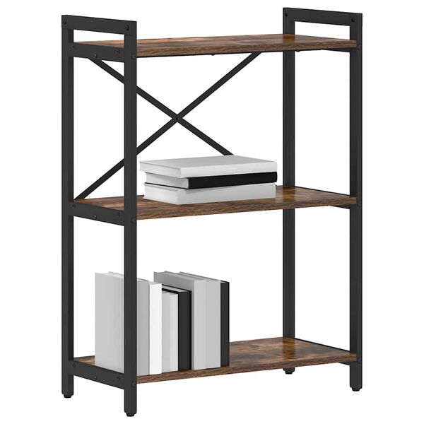 vidaXL B&uuml;cherregal Ger&auml;ucherte Eiche 60 x 30 x 85 cm Holzwerkstoff