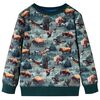 Kinder-Sweatshirt Dunkelgr&uuml;n 116