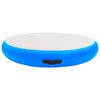 vidaXL Aufblasbare Gymnastikmatte mit Pumpe 100x100x20 cm PVC Blau