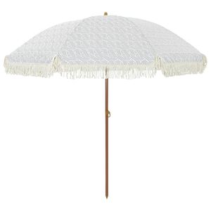 vidaXL Strandparasol 205 x 205 x 210 cm Polyester und Stahl Rund