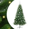vidaXL Weihnachtsbaum mit 150 LEDs mit St&auml;nder Gr&uuml;n 150 cm PE