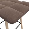 vidaXL Barhocker Taupe Stoff