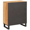 vidaXL Sideboard mit Speicher Braun 60 x 33 x 75 cm Massivholz Mango