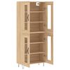 vidaXL Highboard Sonoma-Eiche 69,5x34x180 cm Holzwerkstoff