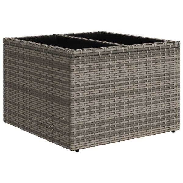 vidaXL Garten-Sofa-Set 5 pcs Grau 55 x 55 x 37 cm Poly-Rattan