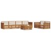 vidaXL Outdoor-Sofagarnitur 7 pcs Natur Massivholz Akazie