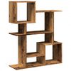 vidaXL Raumteiler-B&uuml;cherregal Altholz-Optik 92x29x112 cm Holzwerkstoff