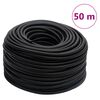 vidaXL Hybrid-Luftschlauch Schwarz 0,6" 50 m Gummi und PVC