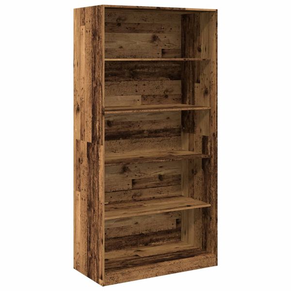 vidaXL Kleiderschrank Altholz-Optik 100x50x200 cm Holzwerkstoff