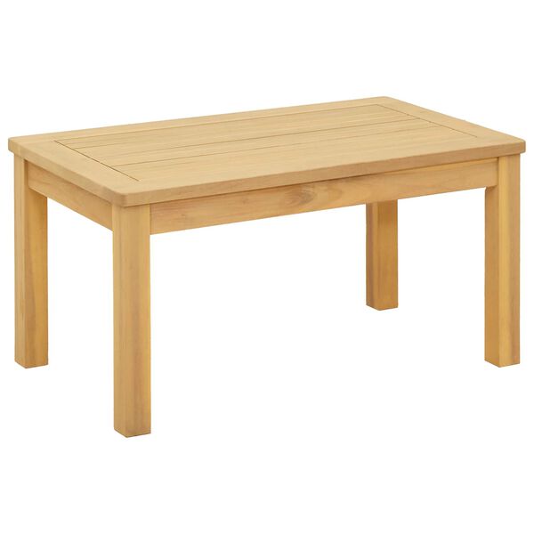 vidaXL Couchtisch Helles Akazienholz 70 x 40 x 36 cm Massivholz Akazie