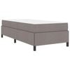 vidaXL Boxspringbett Taupe 80 x 200 cm Stoff