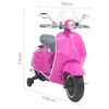vidaXL Elektro-Motorrad f&uuml;r Kinder Vespa GTS300 Rosa