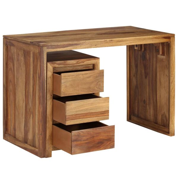 vidaXL Schreibtisch Massivholz Akazie 110&times;50&times;76 cm