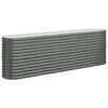 vidaXL Hochbeet Verzinkter Stahl 224x40x68 cm Anthrazit