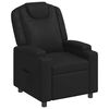 vidaXL Liegestuhl Schwarz 75 x 95 x 106 cm Stoff